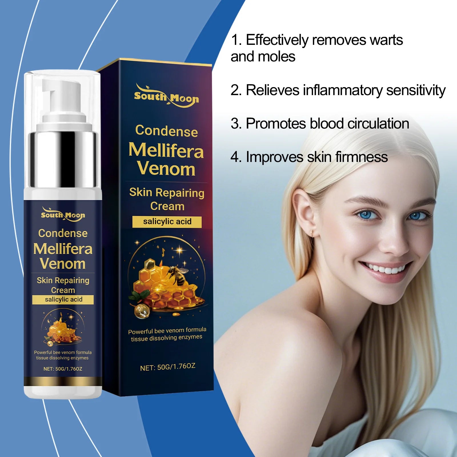 Skin Care Cream for Body Cleansing, Gentle Care, Moisturizing and Smoothing of The Skin