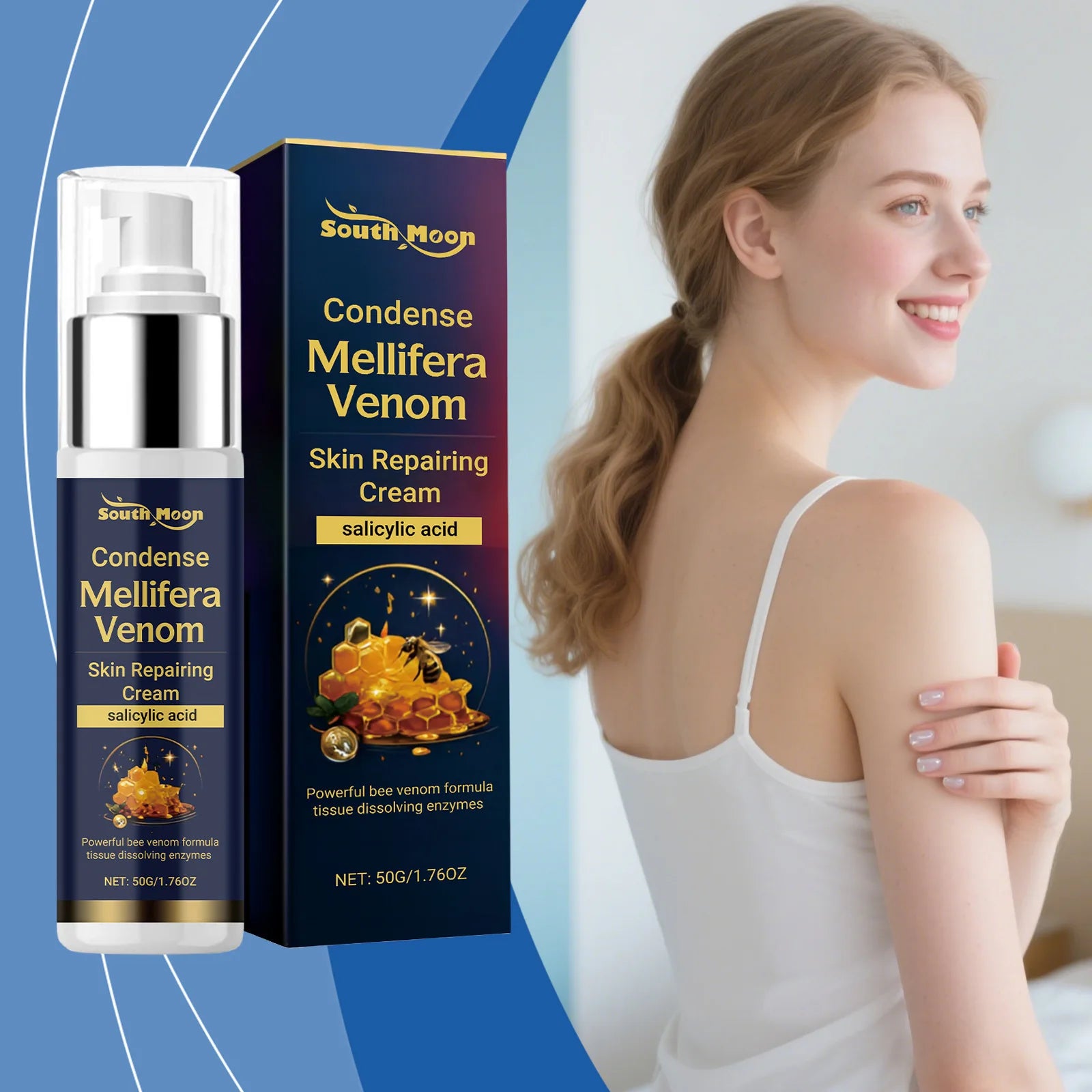 Skin Care Cream for Body Cleansing, Gentle Care, Moisturizing and Smoothing of The Skin