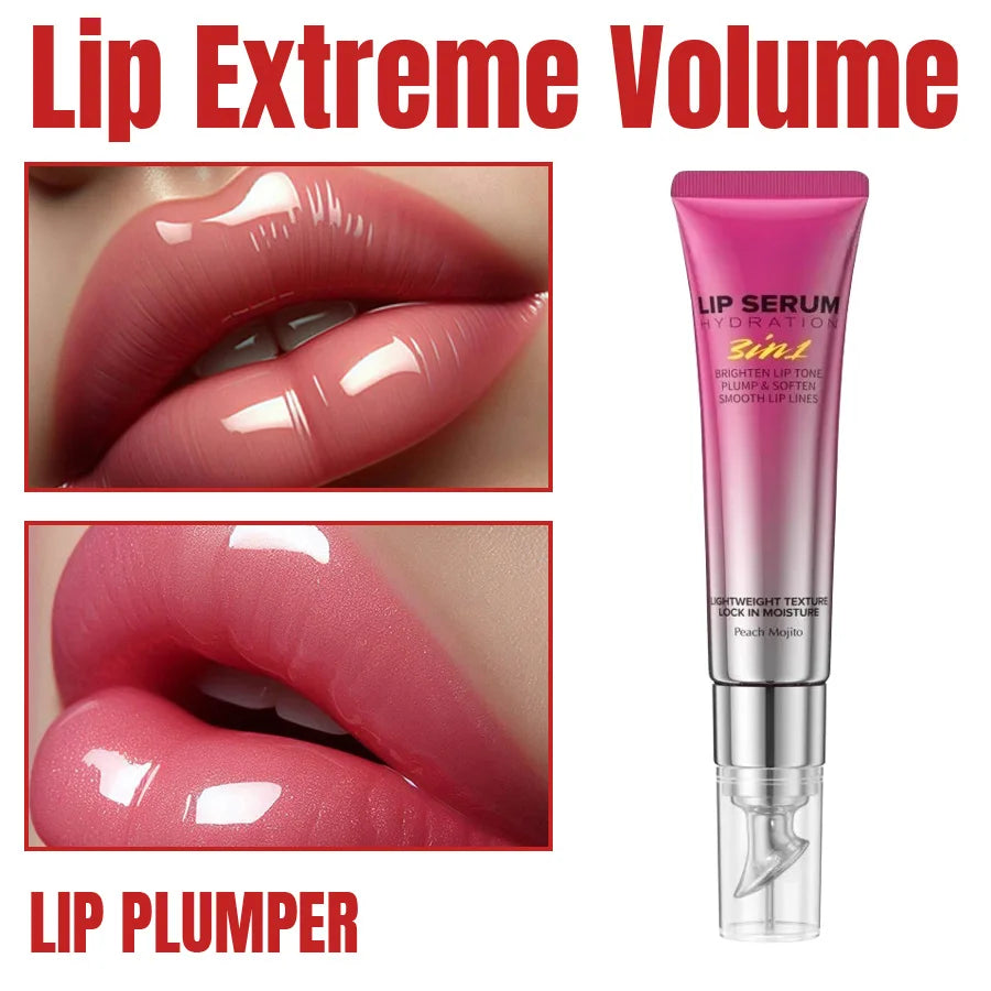Lip Plump Long Lasting Lip Oil Moisturizing Lip Gloss Serum Instant Volumising Essence Oi