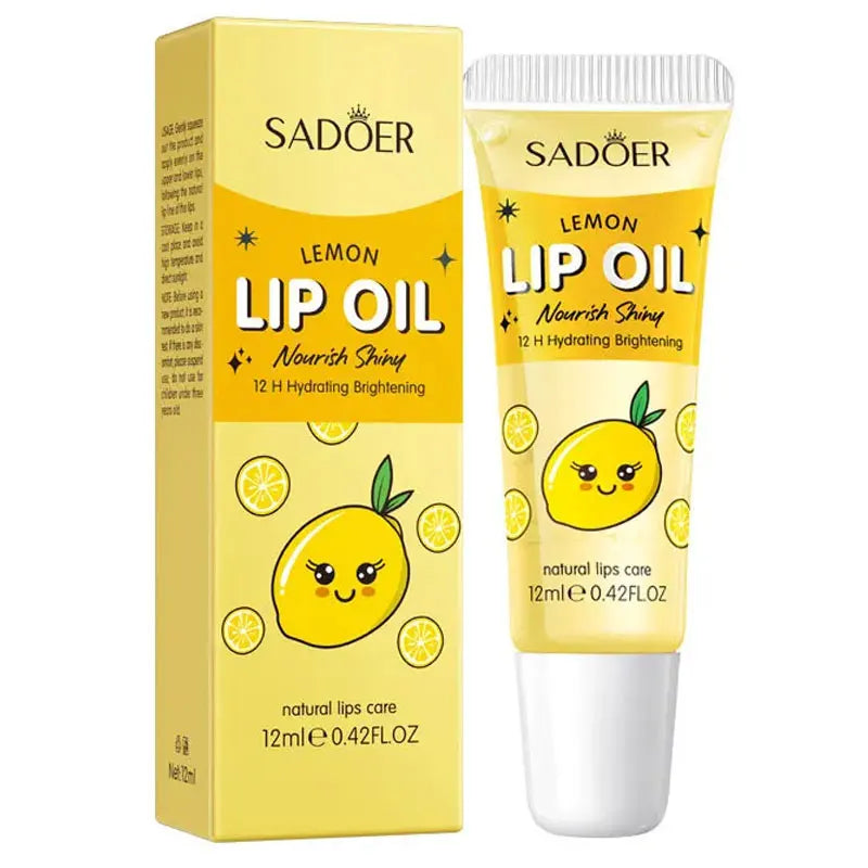 SADOER Strawberry Peach Lip Scrub Exfoliating Dead Skin Removal Dark Lip Fading & Moisturizing Hydrating Lip Balm Oil