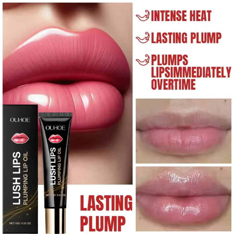 Lip Plumper Oil Instantly Volumising Increase Lip Elasticity Long-lasting Moisturize Lip Plumper Gloss Sexy Beauty Makeup