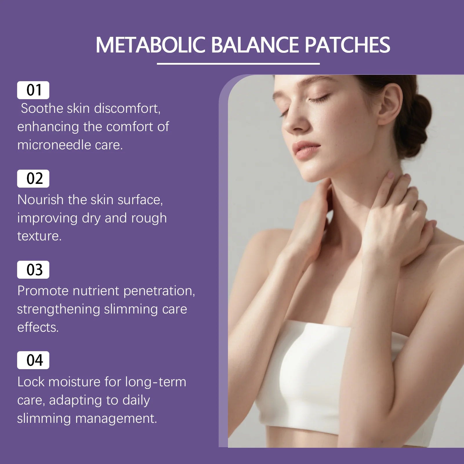 Body care patches gentle ingredients to care for the body comfortable and skin friendly convenient for daily use body management