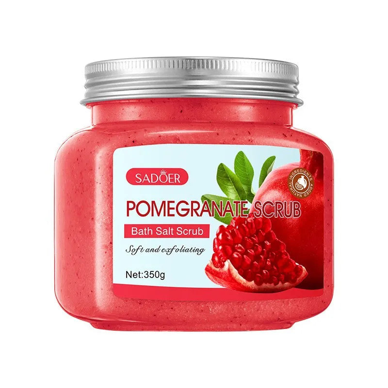 350g Body Scrub, Cleanses the Body, Exfoliates, Moisturizes, and Smoothes the Skin, Suitable for Facial and Body Care, Low Sensitivity, Physical Exfoliation, Can Be Used on Legs, Knees, Feet, Arms, Hands, and the Entire Body