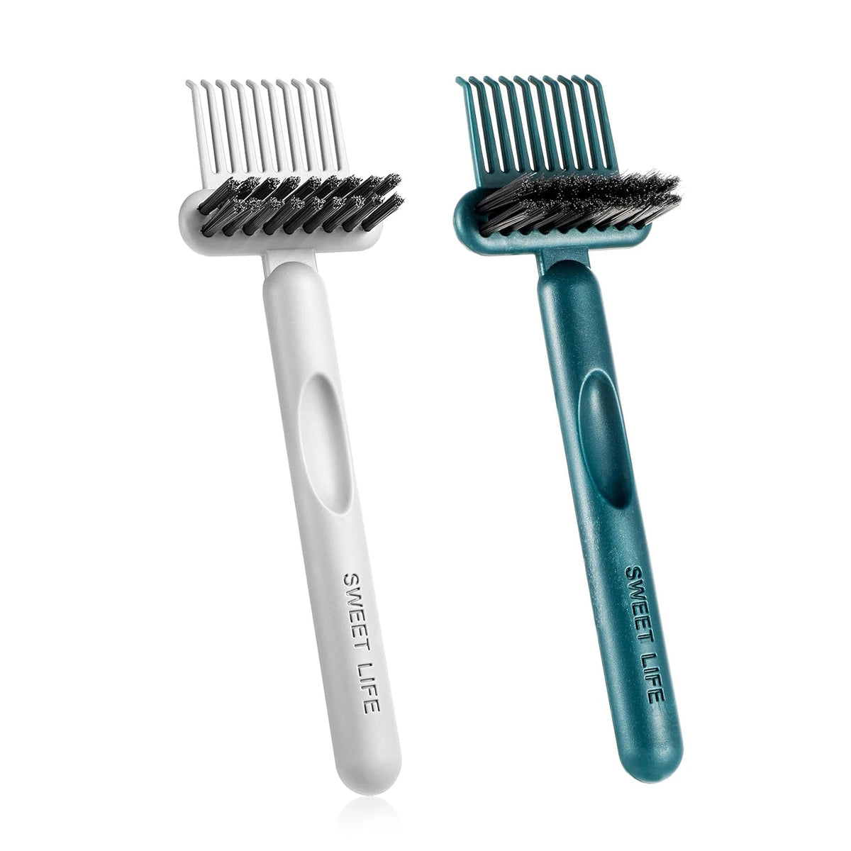 1/2 Pcs Hair Brush Cleaning Tool 2-In-1 Comb Cleaning Brush Comb Cleaner Brush Mini Remover Removing Dust Cleaning Supplies