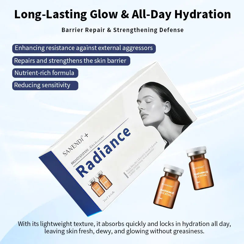 Newest Cocktail Radiance Serum Facial For Dr. Pen Deep Hydration Moisture Retention Dull Skin Radiant Glow Dry Skin Care Essence