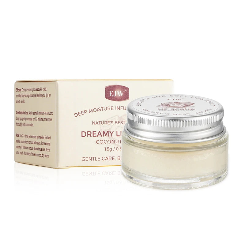 Strawberry Lip Scrub Exfoliating Moisturizing Brightening Smooth Remove Dead Skin Prevents Dryness Lip Care Natural Vegan 30g