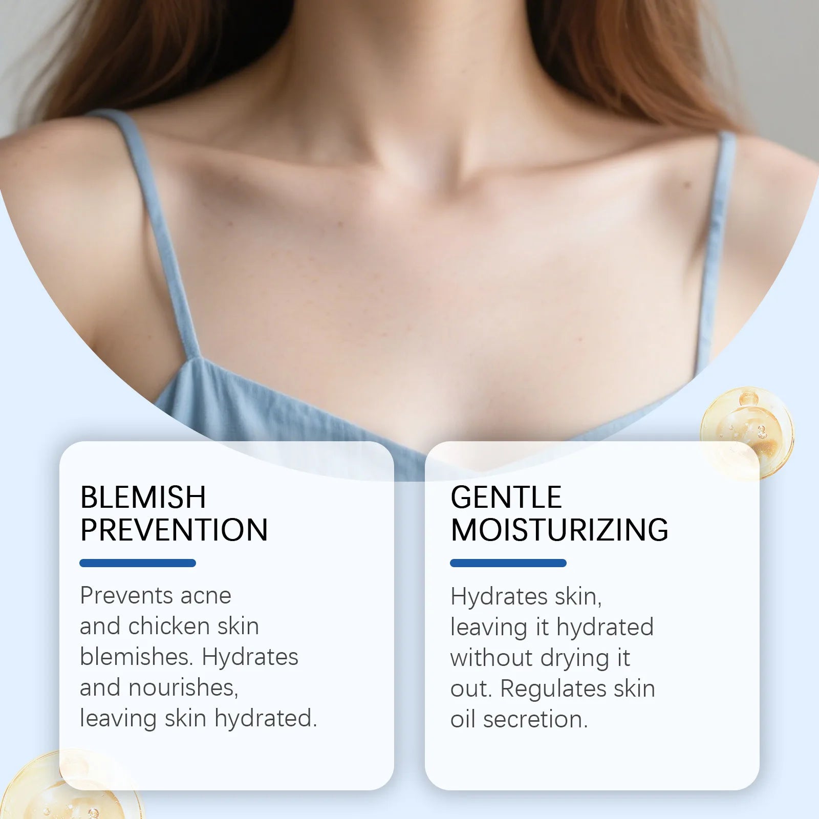 Skin Care Cream for Body Cleansing, Gentle Care, Moisturizing and Smoothing of The Skin