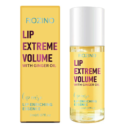Rozino Lip Plumping Oil Can Moisturize and Protect the Lips, with a Hydrating Texture That Can Be Used Alone to Care for the Lips or Layered over Lipstick to Enhance the Translucent Finish. the Texture Is Lightweight, Long-La