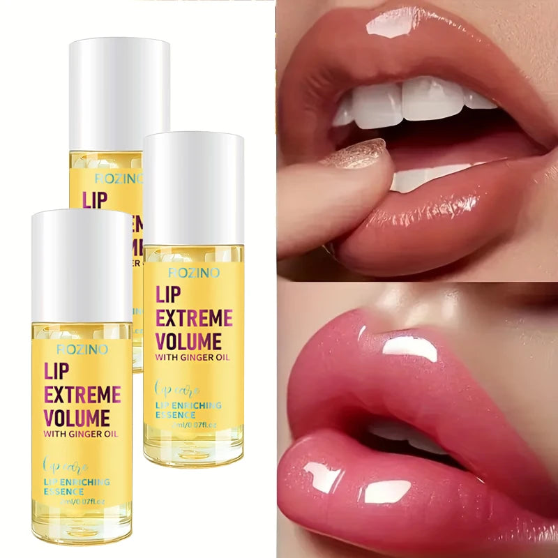 Rozino Lip Plumping Oil Can Moisturize and Protect the Lips, with a Hydrating Texture That Can Be Used Alone to Care for the Lips or Layered over Lipstick to Enhance the Translucent Finish. the Texture Is Lightweight, Long-La