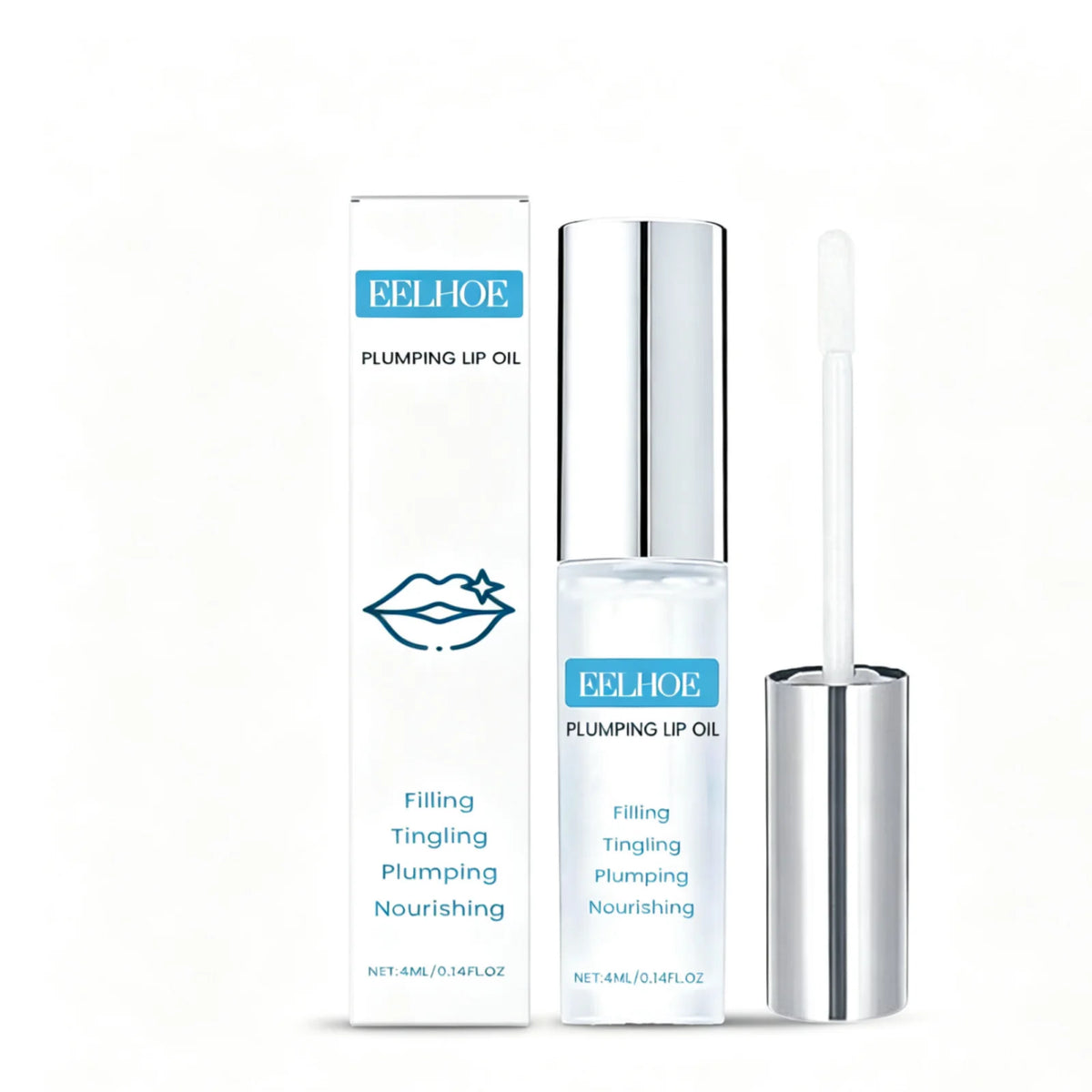 EELHOE Lip Oil Plumping Lip Gloss for Lips Long Lasting Moisturizing Skin Non Sticky Gently Nourishing Dry Lip Relief Oil 4ml