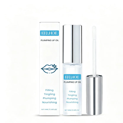 EELHOE Lip Oil Plumping Lip Gloss for Lips Long Lasting Moisturizing Skin Non Sticky Gently Nourishing Dry Lip Relief Oil 4ml