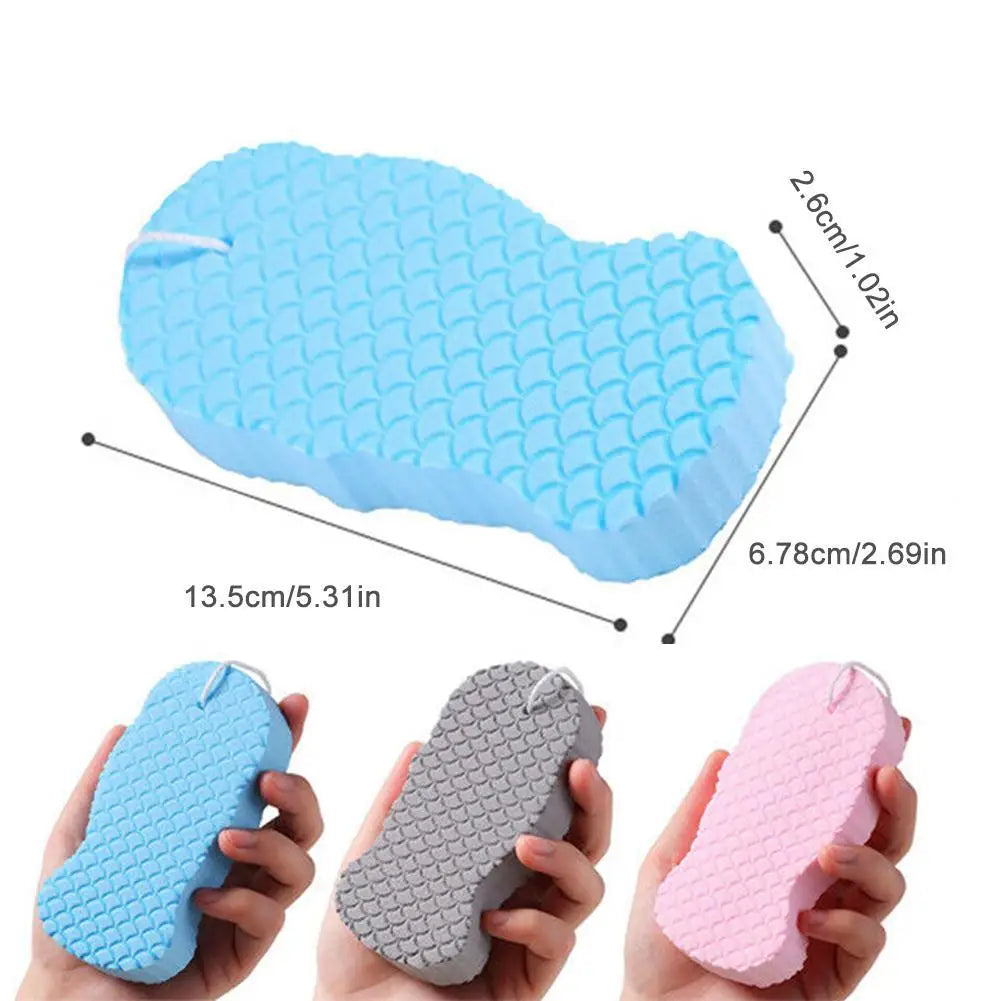 Soft Bath Sponge Body Scrub Bast Wisp Massage Brush Body Washcloth Skin Scrubber Relax Exfoliating Skincare Shower Tool 1PCS