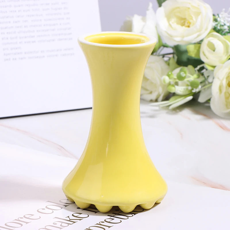 Yellow Ceramic Gua Sha For Face Body Massage Tool Body Guasha Board For Relief Massage Face Lift Gua Sha Massager.~