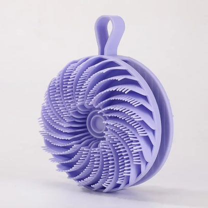 Soft Silicone Body Scrubber Scalp Exfoliating Non-irritating Body Wash Massager Bath Shower Skin Care Tool
