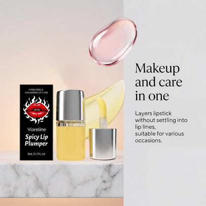 Moisturizing Plumping Lip Oil, handy portable daily use, nourishes delicate lips with silky smooth soothing lip care