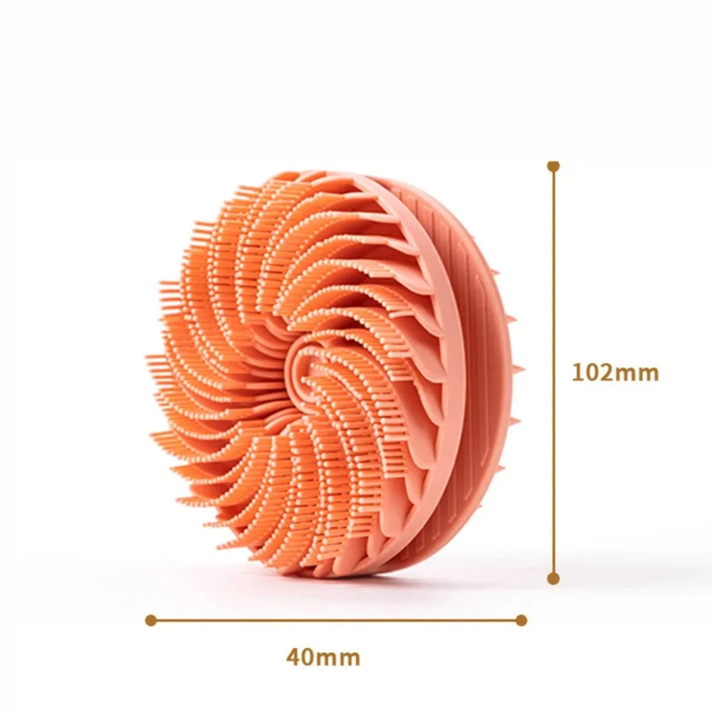 Soft Silicone Body Scrubber Scalp Exfoliating Non-irritating Body Wash Massager Bath Shower Brush Body Scrub Skin Care Bath Tool