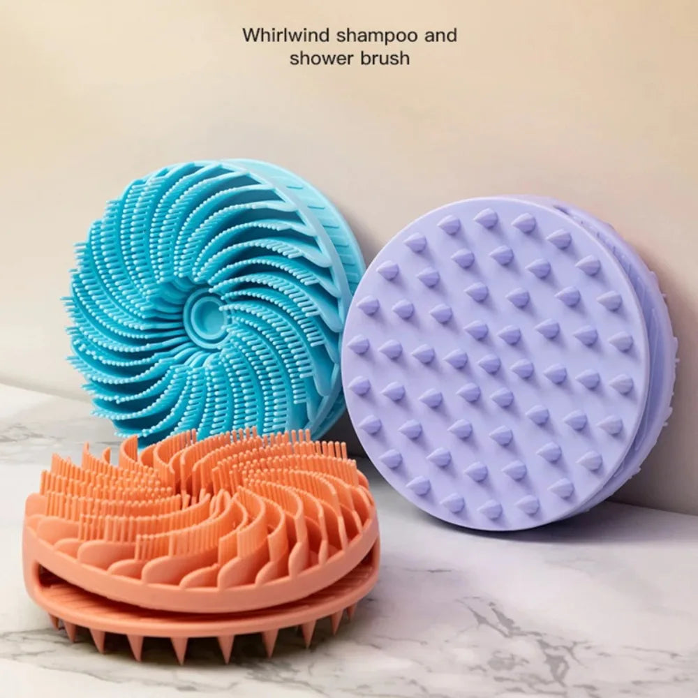 Soft Silicone Body Scrubber Scalp Exfoliating Non-irritating Body Wash Massager Bath Shower Brush Body Scrub Skin Care Bath Tool