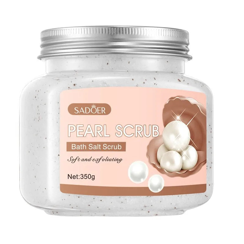 350g Body Scrub, Cleanses the Body, Exfoliates, Moisturizes, and Smoothes the Skin, Suitable for Facial and Body Care, Low Sensitivity, Physical Exfoliation, Can Be Used on Legs, Knees, Feet, Arms, Hands, and the Entire Body