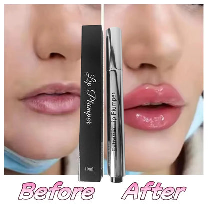 Collagen Lip Plumping Oil  Instant Long Lasting Volumise Deeply Moisturize Reduce Lip Lines Lightweight Non-sticky Lip Balm Oil