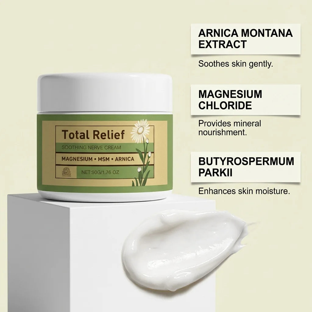 Body Care Cream - Gentle Natural Skin Care, Plant Extract Infused, Daily Hydrating Moisturizing &amp; Softening Massage Lotion