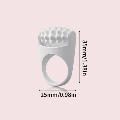 Facial Massage Roller Manual Facial Lifting Massager Rolling Massage Stick Ring Beauty Care Tool Silicone Portable Travel/Home