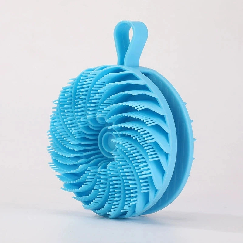 Soft Silicone Body Scrubber Scalp Exfoliating Non-irritating Body Wash Massager Bath Shower Brush Body Scrub Skin Care Bath Tool