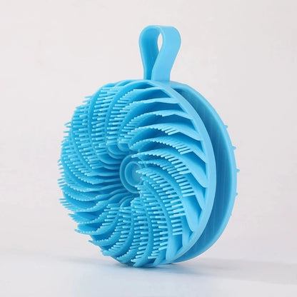 Soft Silicone Body Scrubber Scalp Exfoliating Non-irritating Body Wash Massager Bath Shower Brush Body Scrub Skin Care Bath Tool