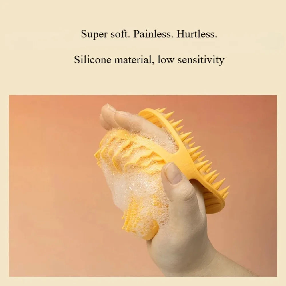 Soft Silicone Body Scrubber Scalp Exfoliating Non-irritating Body Wash Massager Bath Shower Brush Body Scrub Skin Care Bath Tool