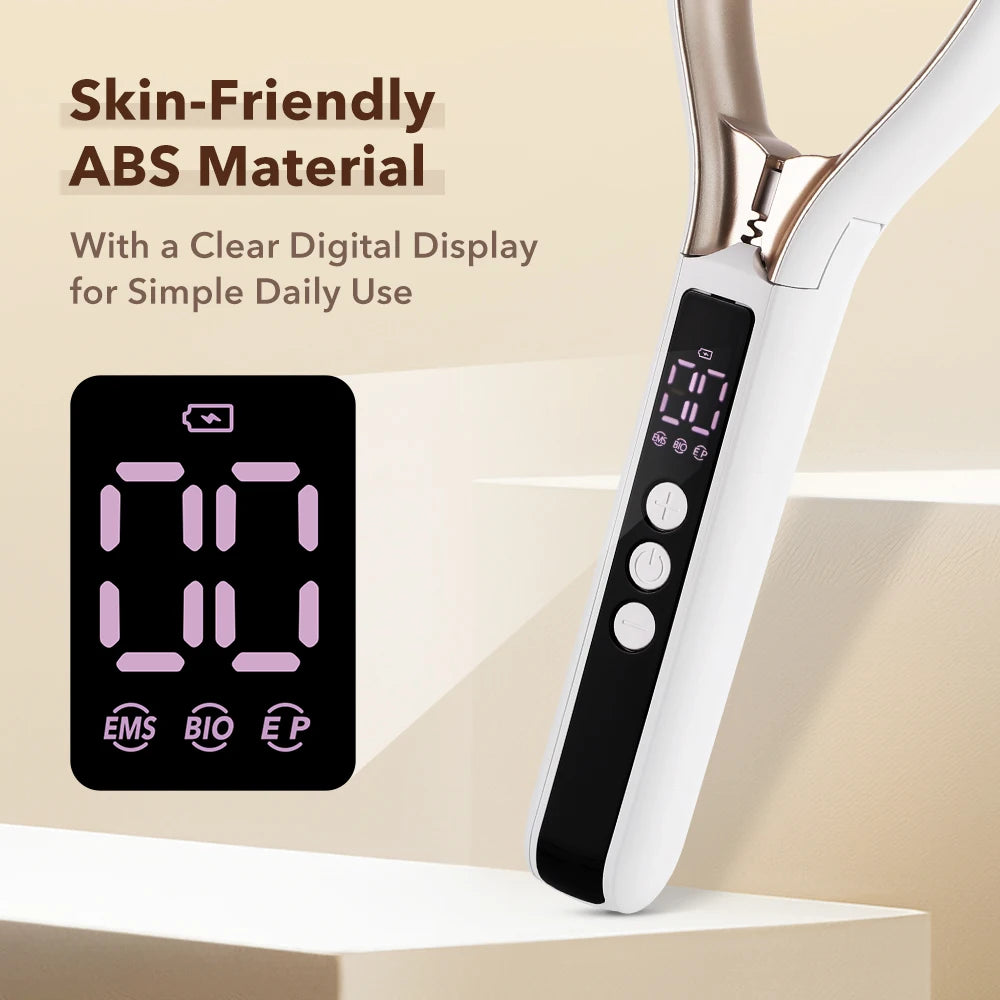 8-Roller V Shape Face Massager 3 Modes 19 Levels Electric Facial Massage Roller for Face Neck Jawline Skin Care Beauty Tool