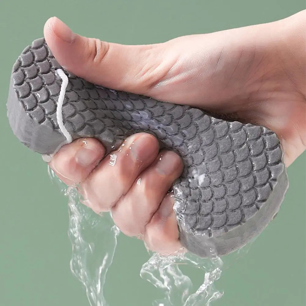 Soft Bath Sponge Body Scrub Bast Wisp Massage Brush Body Washcloth Skin Scrubber Relax Exfoliating Skincare Shower Tool 1PCS