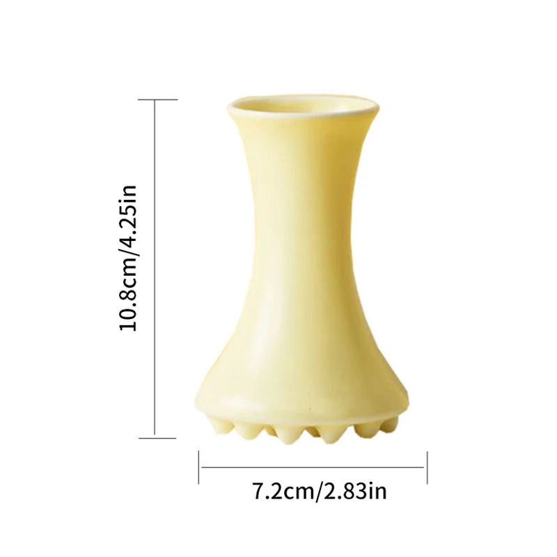 Yellow Ceramic Gua Sha For Face Body Massage Tool Body Guasha Board For Relief Massage Face Lift Gua Sha Massager.~