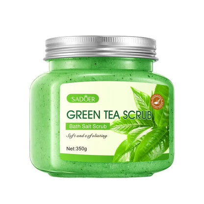 350g Body Scrub, Cleanses the Body, Exfoliates, Moisturizes, and Smoothes the Skin, Suitable for Facial and Body Care, Low Sensitivity, Physical Exfoliation, Can Be Used on Legs, Knees, Feet, Arms, Hands, and the Entire Body