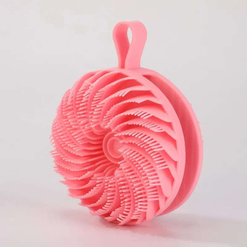 Soft Silicone Body Scrubber Scalp Exfoliating Non-irritating Body Wash Massager Bath Shower Skin Care Tool