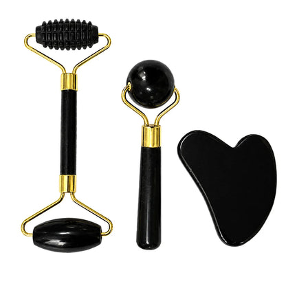 Gua Sha Jade Stone Set Gua Sha Facial Tool Face Massager Guasha Tools For Face Sculpting Jawline Shaper Skin Care SPA Beauty