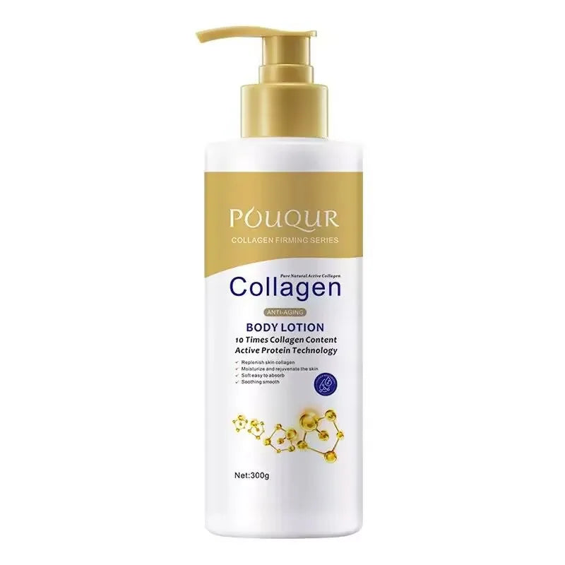 Collagen Milk Bleaching Face Body Cream Whitening Skin Moisturizing Lotion Lightening Care