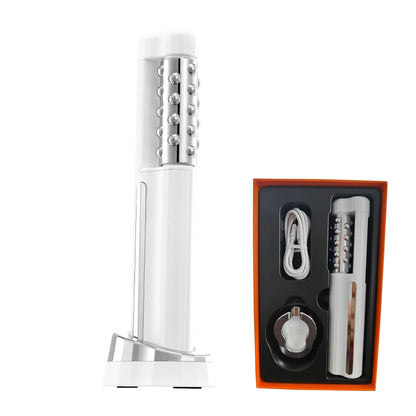 New Arrival 3D Electric 360 Rotation Roller Face Lifting Machine Heating Roller EMS Facial Vibrator Body Massager Skin Care Tool