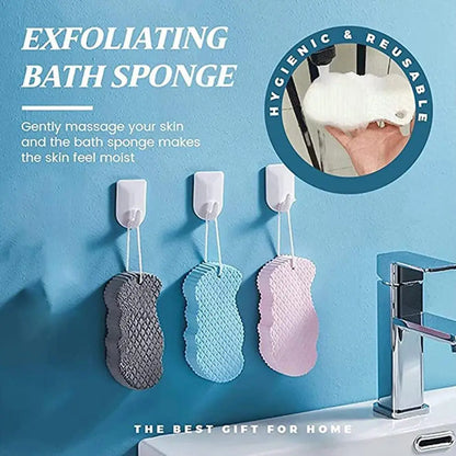 Soft Bath Sponge Body Scrub Bast Wisp Massage Brush Body Washcloth Skin Scrubber Relax Exfoliating Skincare Shower Accessories