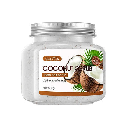 350g Body Scrub, Cleanses the Body, Exfoliates, Moisturizes, and Smoothes the Skin, Suitable for Facial and Body Care, Low Sensitivity, Physical Exfoliation, Can Be Used on Legs, Knees, Feet, Arms, Hands, and the Entire Body