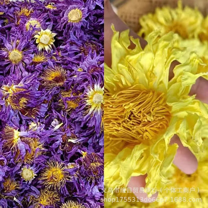 Top 100% Natural Lotus Blossom Fragrant Dried Flowers Bath Whitening Beauty Soap Candle Making Decor Homemade Room Fragrance