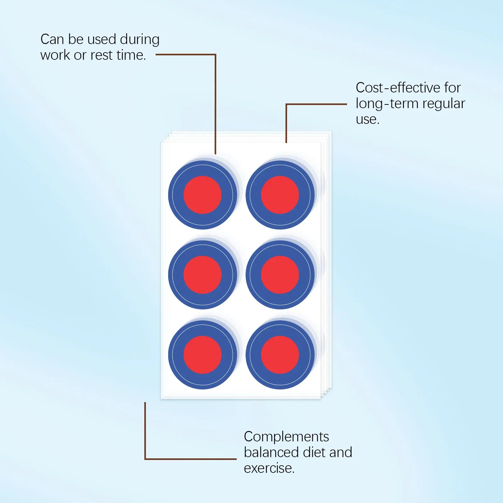 Body Care Patch - Soft, Skin-Friendly &amp; Breathable Material, Daily Gentle Body Contour Care for Comfortable Wear