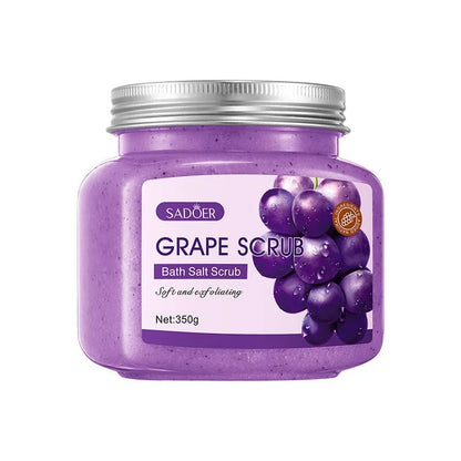 350g Body Scrub, Cleanses the Body, Exfoliates, Moisturizes, and Smoothes the Skin, Suitable for Facial and Body Care, Low Sensitivity, Physical Exfoliation, Can Be Used on Legs, Knees, Feet, Arms, Hands, and the Entire Body