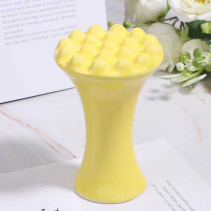 Yellow Ceramic Gua Sha For Face Body Massage Tool Body Guasha Board For Relief Massage Face Lift Gua Sha Massager.~