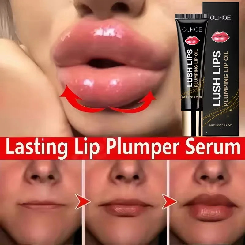 Lip Plumper Oil Instantly Volumising Increase Lip Elasticity Long-lasting Moisturize Lip Plumper Gloss Sexy Beauty Makeup